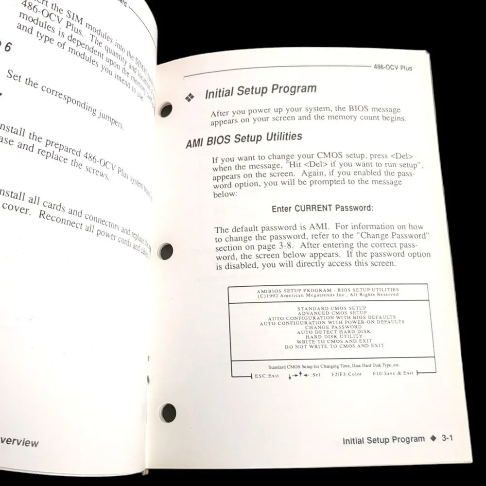 486-OCV Plus System Board User's Manual, Mother Board, Main Board